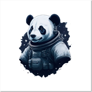 Astronaut Panda 02 Posters and Art